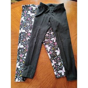 2pk Leggings by Bobbie Brooks and Cat and Jack Size: 4/5T (1358)